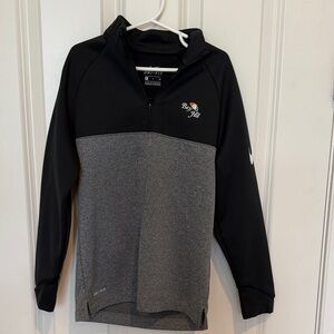 Boys Bay Hill Nike Black and Gray Dri-FIT Pullover